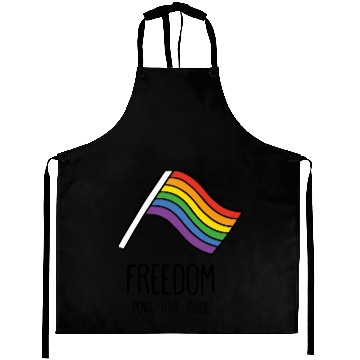 Discover LGBTQ+ Freedom Flag Aprons