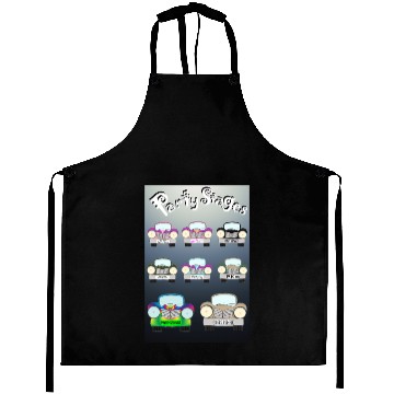 Discover Old Car Poster Party Stages #2 Aprons