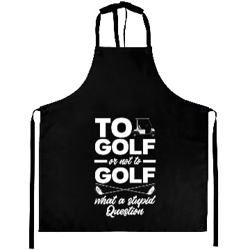 Discover Funny Golf Golfer Golfing Gift Aprons