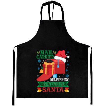 Discover Mail Carrier Christmas Aprons