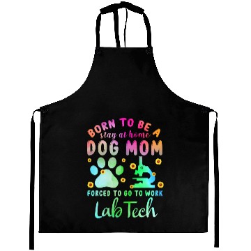 Discover Lab Tech Dog Mom Science Aprons