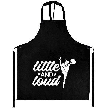 Discover Funny Little And Loud Cheerleading Aprons