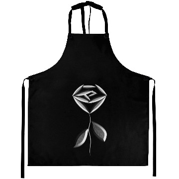 Discover gray rose flower icon Aprons