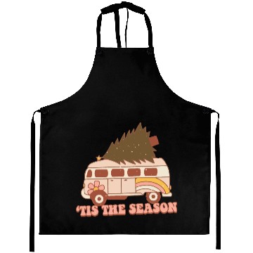 Discover Christmas Doodles Tis' The Season Retro Holiday Aprons