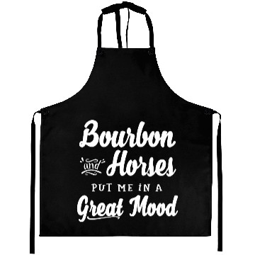 Discover Mens Bourbon and Horses Great Mood Fun Kentucky Aprons