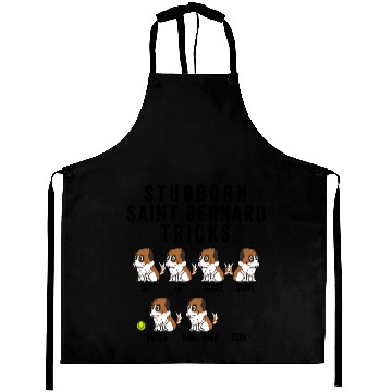 Discover Stubborn Saint Bernard Tricks Aprons