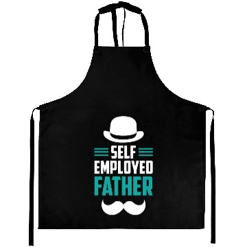 Discover Self Employed Father Work Boss Freelancer Job Aprons
