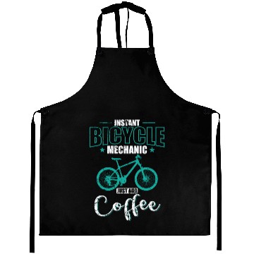 Discover Instant Bicycle Mechanic Just add Coffee Aprons