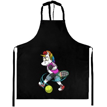 Discover Tennis PLayer Unicorn Tennis Aprons