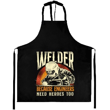 Discover Welder Welding Vintage Retro Aprons