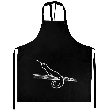 Discover Lizard on a tree branch Aprons