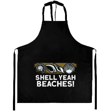 Discover seashells shell collector shell collecting Gift Aprons