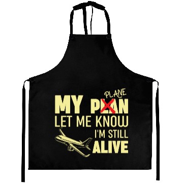 Discover Airline Pilot Pun Aircraft Pilot Aprons