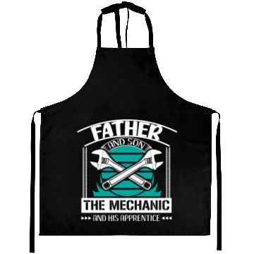 Discover Father & Son Newborn Dad Gift Aprons