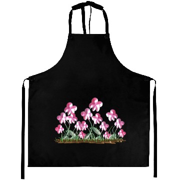 Discover plants pink flowers nature icon Aprons