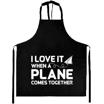 Discover Airline Pilot Pun Plane Together Aircraft Pilot Aprons