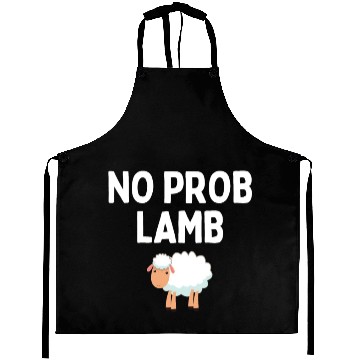 Discover Funny Ignoring Problems Lamb Graphic Sarcastic Aprons