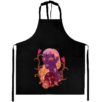 Discover Abstract Woman Face Aprons