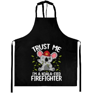 Discover Koala Firefighter Rescue Team Night Shift Fire Aprons