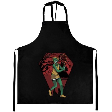 Discover Zombie Tennis Girl Aprons