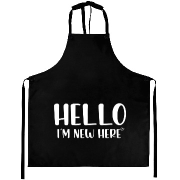 Discover Hello im new here Aprons