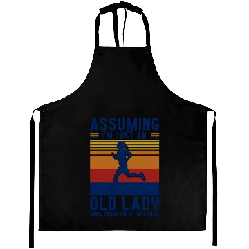 Discover Assuming I'm An Old Lady Running Lovers Aprons