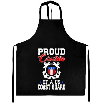 Discover Proud US Coast Guard Cousin Aprons