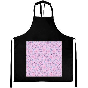 Discover Snowflakes Pattern Colorful Aprons
