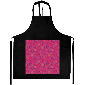 Discover Snowflakes Pattern Colorful Aprons