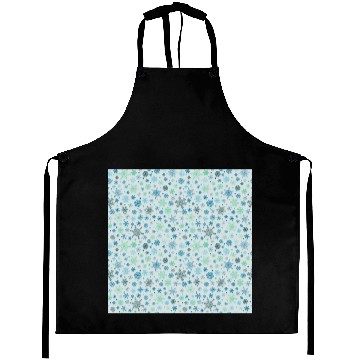 Discover Snowflakes Pattern Colorful Aprons