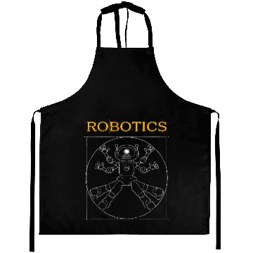Discover Robotics Robot Vitruvian Man Aprons