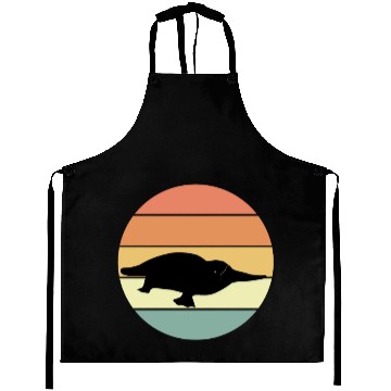 Discover Retro Platypus Aprons