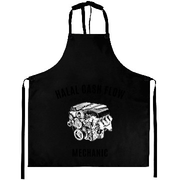 Discover Halal Cash Flow - Mechanic Black Aprons