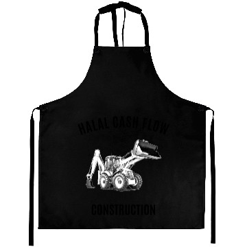 Discover Halal Cash Flow - Construction Edition Black Aprons
