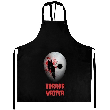 Discover Horror Writer Halloween Costume Aprons