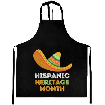 Discover Hispanic Heritage Month Skull Hat Aprons