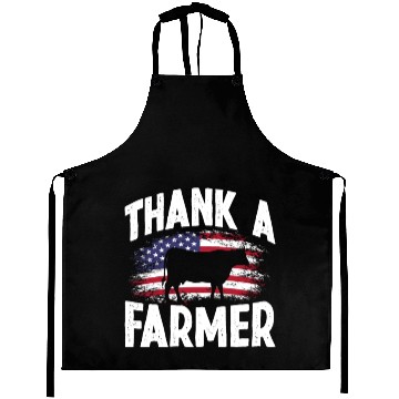 Discover USA Flag Farmer Agriculture Gift Aprons