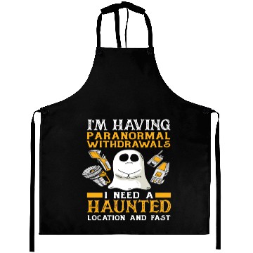 Discover Ghost Hunting Paranormal Haunting Aprons