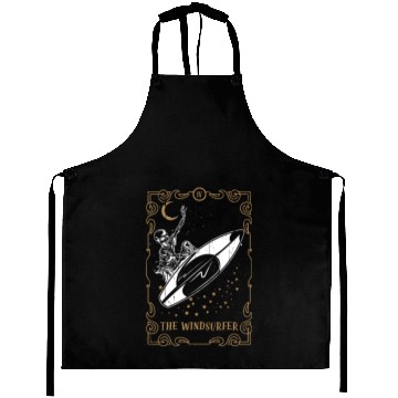 Discover Tarot Card Occult Club Gothic Wind Surfer Surf Aprons
