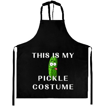 Discover This is my Halloween pickle Costume Funny pickles Aprons