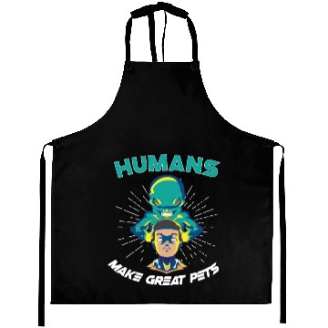 Discover Alien Extraterrestrial Area 51 UFO Space Geek Gift Aprons