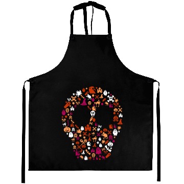 Discover Halloween Skeleton Skull Collage. Lesbian Pride. Aprons