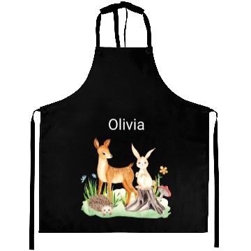 Discover Animal deer rabbit hedgehog Olivia Aprons
