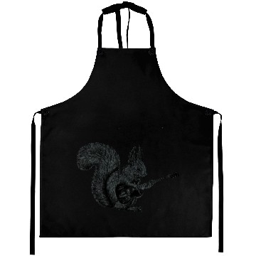 Discover Squirrel Playing Guitar Aprons