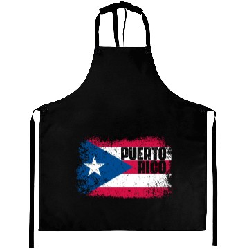 Discover Puerto Rico Flag Aprons