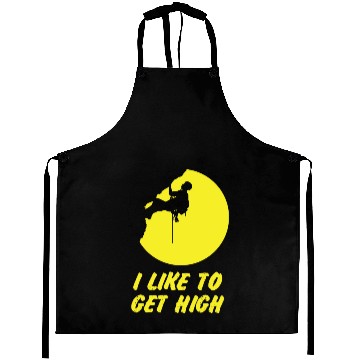 Discover I like to get high Aprons