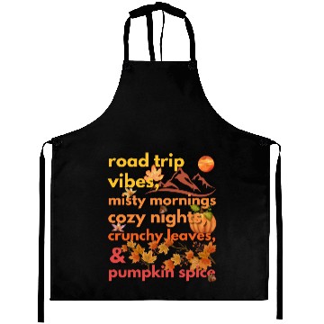 Discover road trip vibes misty mornings cozy nights Aprons