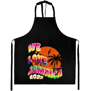 Discover We love Jamaica family vacation 2022 Aprons
