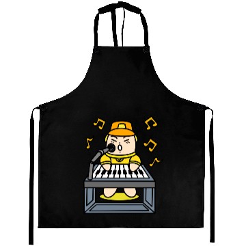 Discover Boy singing with electric piano Aprons