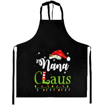 Discover Funny Santa Nana Claus Christmas Matching Family Aprons